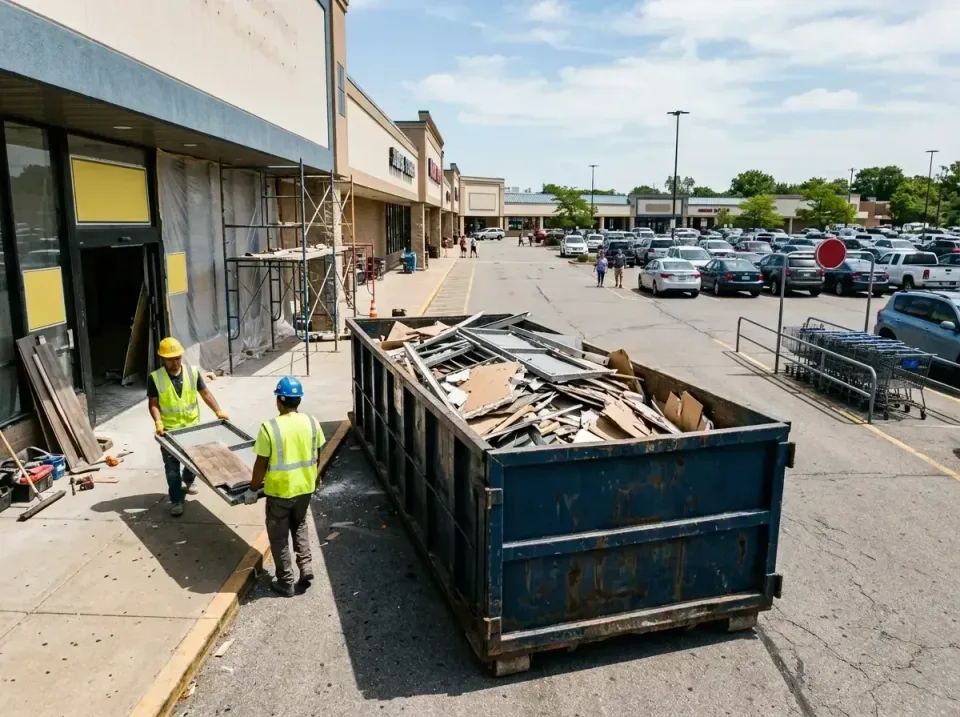 retail-store-renovation-debris-003 — frequently asked questions, Roll-off Dumpster Rentals in Pickerington, OH